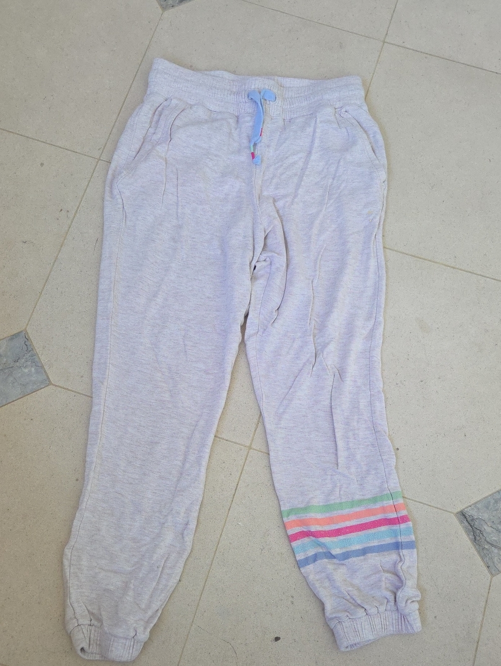 Vineyard Vines Cream Gray Kids Joggers Size Medium (10-12)